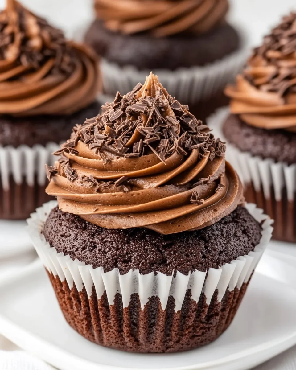 Homemade Moist Chocolate Cupcake Recipe photo
