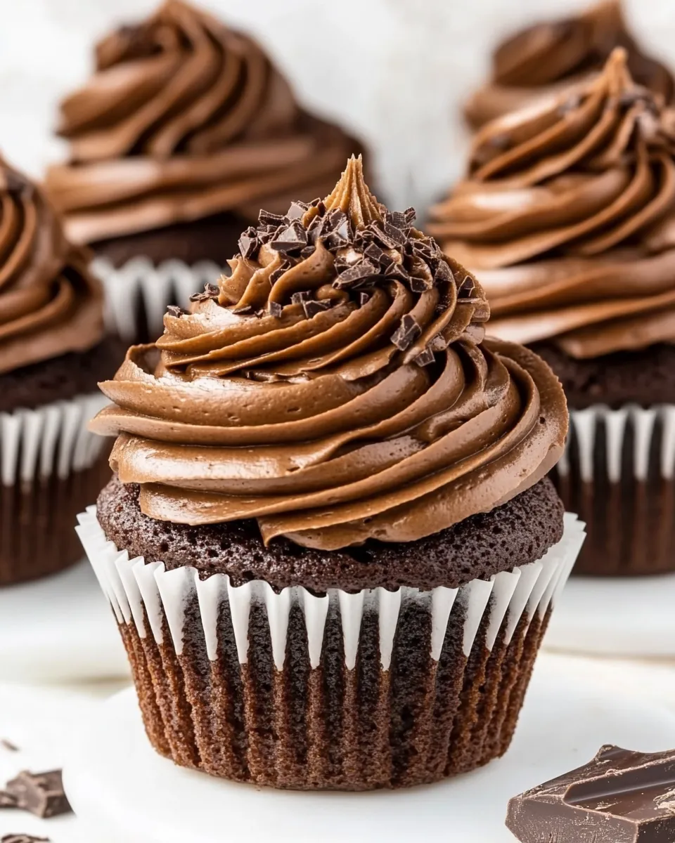 Classic Moist Chocolate Cupcake Recipe image