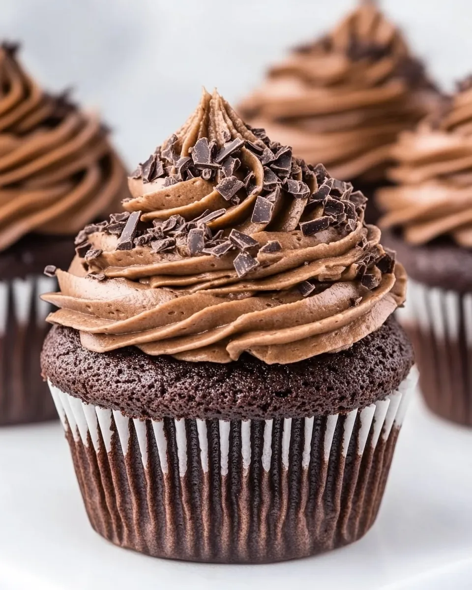 Delicious Moist Chocolate Cupcake Recipe recipe photo