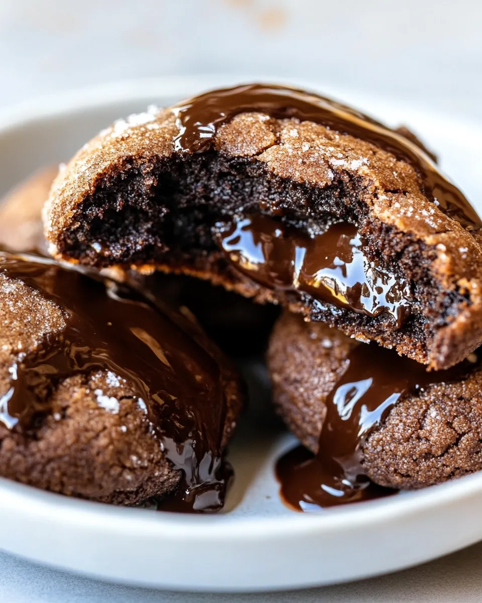 Easy Molten Lava Cookies recipe photo