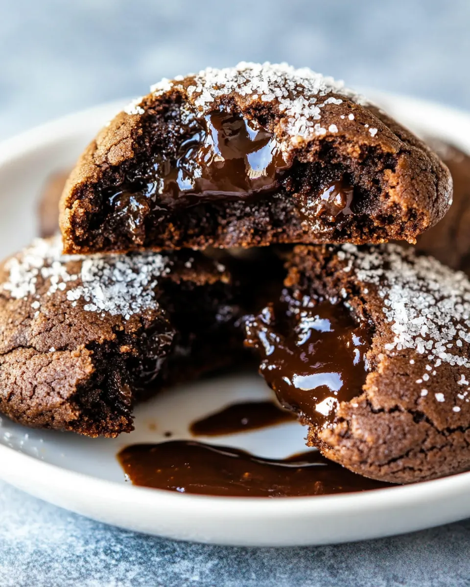 Delicious Molten Lava Cookies shot