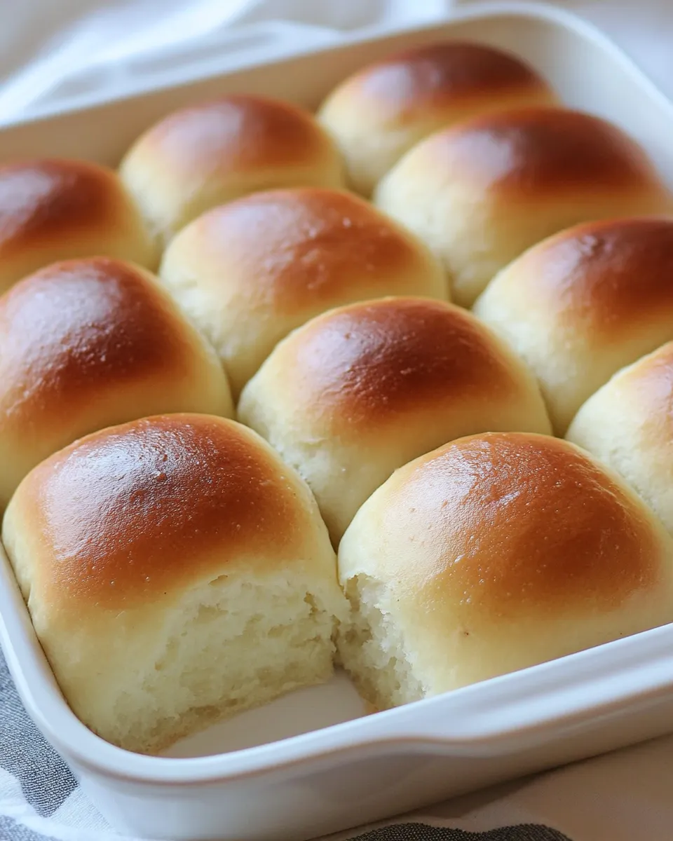 Delicious Moms Potato Rolls shot