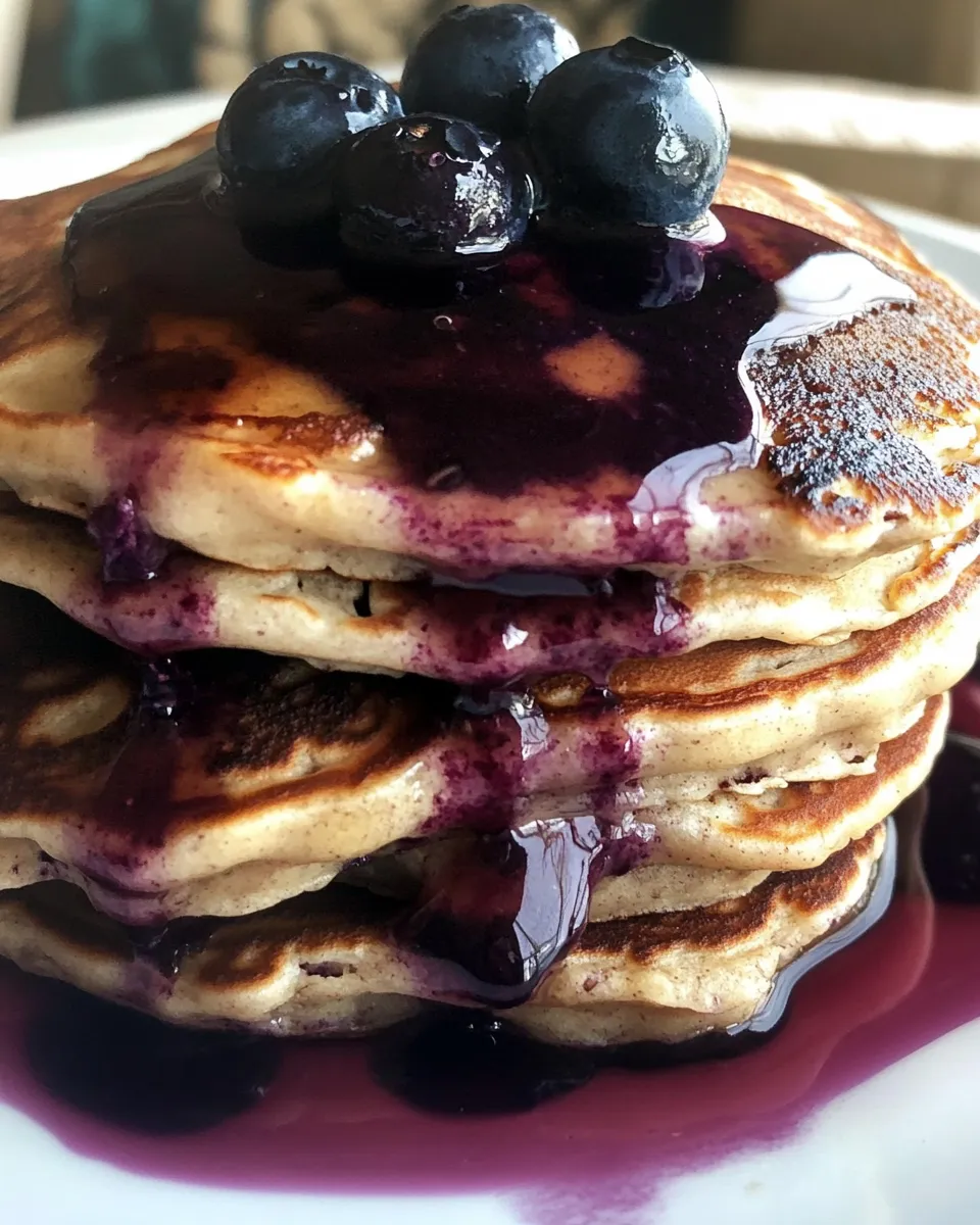 Healthy Muffin Mix Pancakes shot