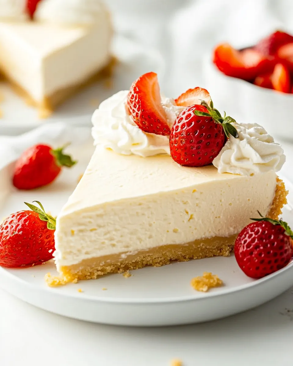 Classic No-Bake Cheesecake recipe photo