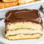 Easy No Bake Chocolate Eclair Cake (Icebox Cake) photo
