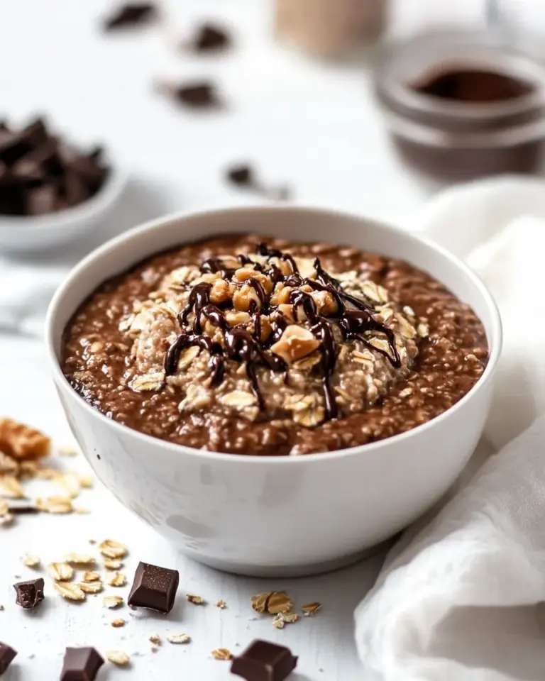 Homemade Nutella Oatmeal photo