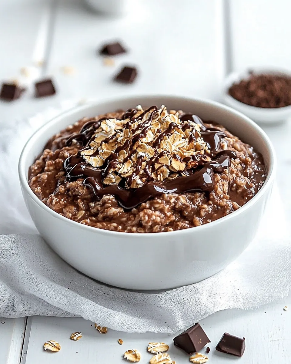 Easy Nutella Oatmeal recipe photo
