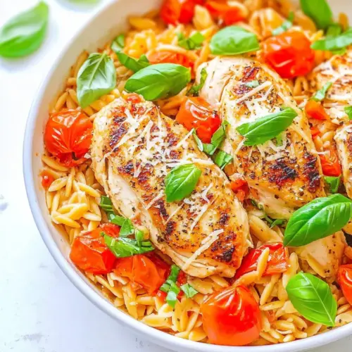 Homemade One-Pot Italian Chicken and Orzo photo