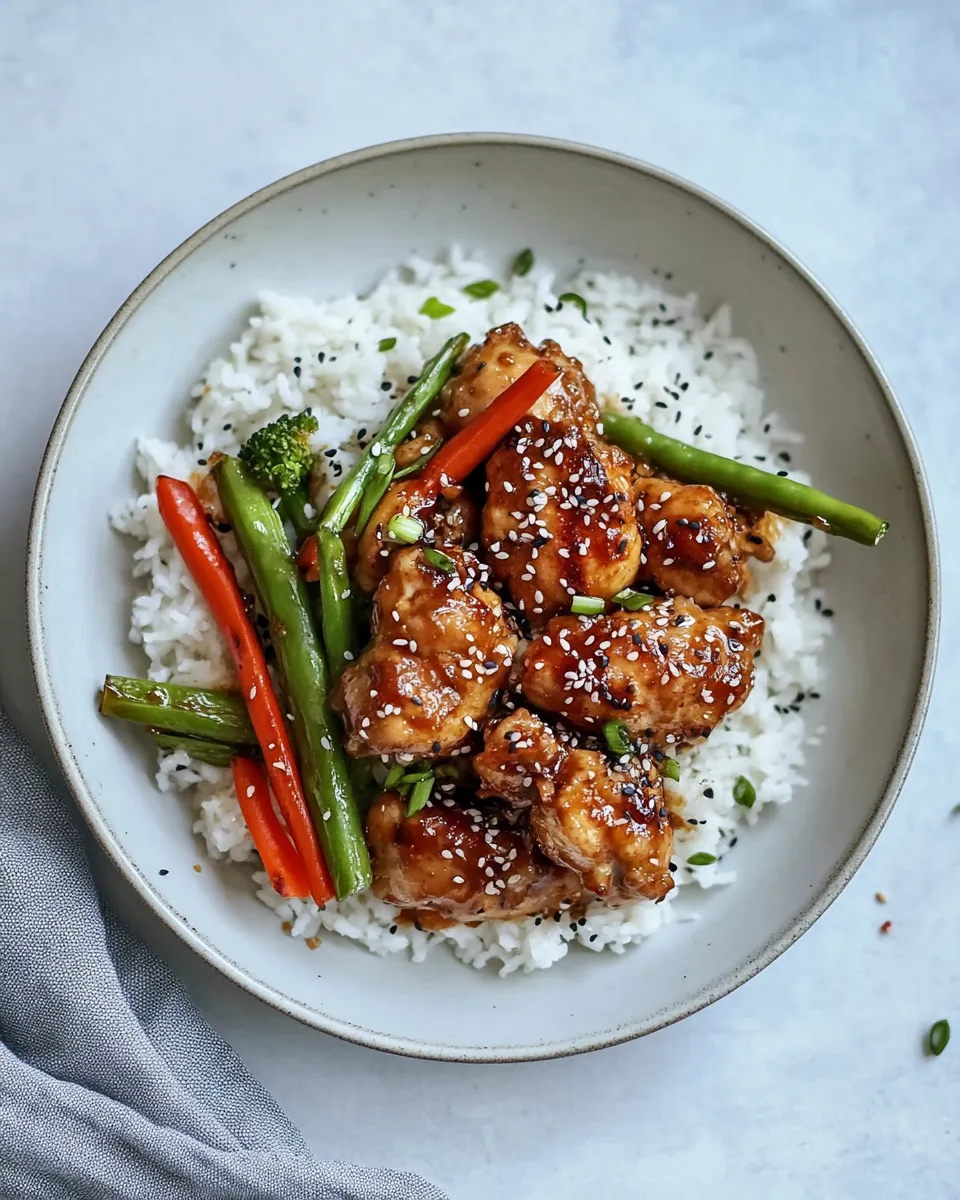 Tasty One Pan Sesame Chicken. recipe image