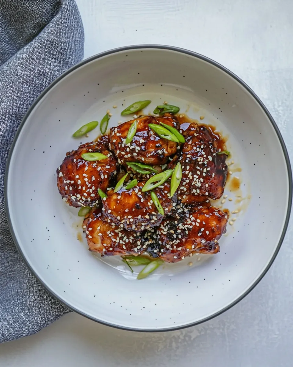 Savory One Pan Sesame Chicken. image