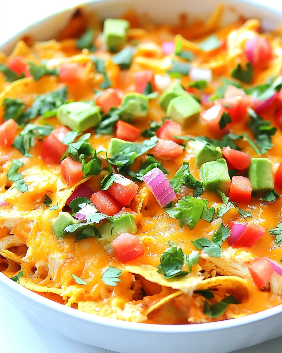Easy One Skillet Cheesy Chicken Nacho Supreme recipe photo