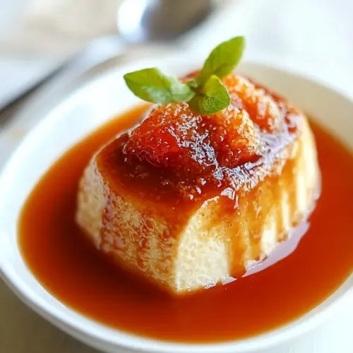 Homemade Orange Creme Caramel photo