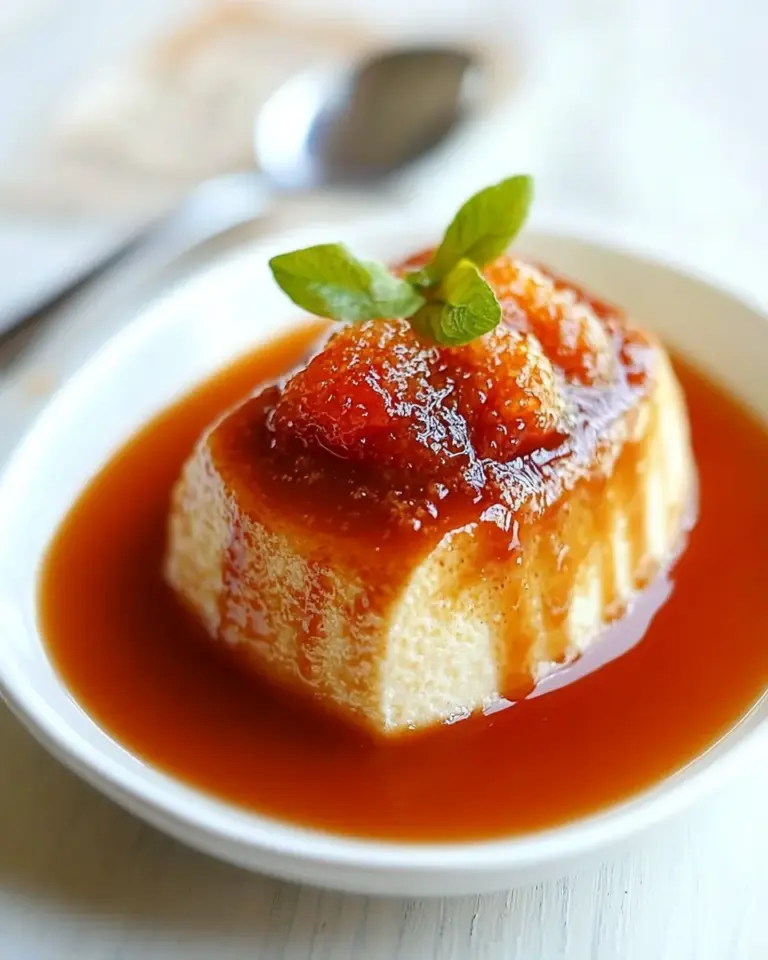 Homemade Orange Creme Caramel photo
