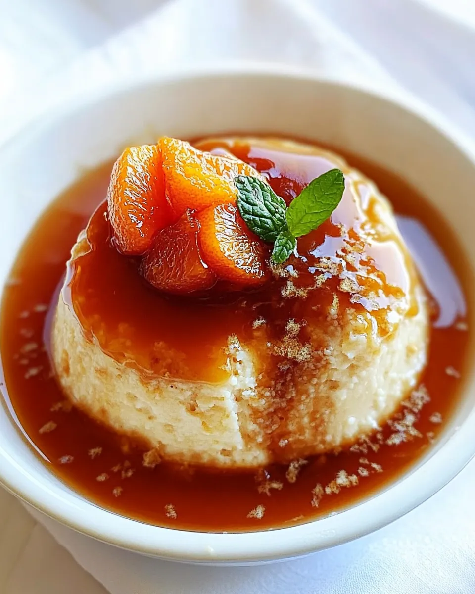 Sweet Orange Creme Caramel shot