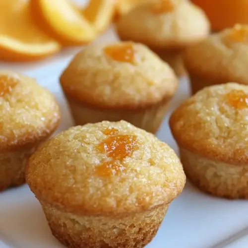 Homemade Orange Mini Muffins photo