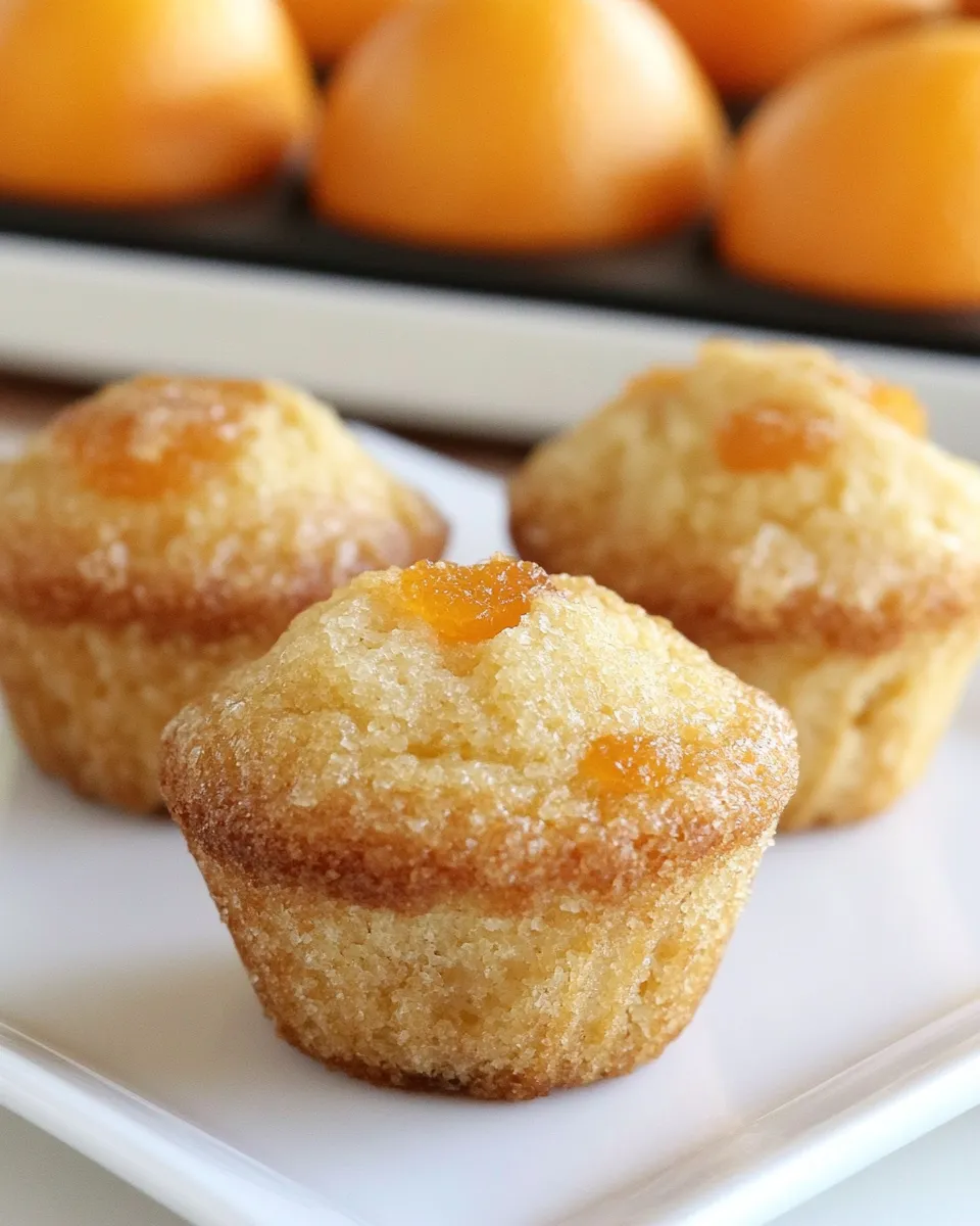 Easy Orange Mini Muffins recipe photo