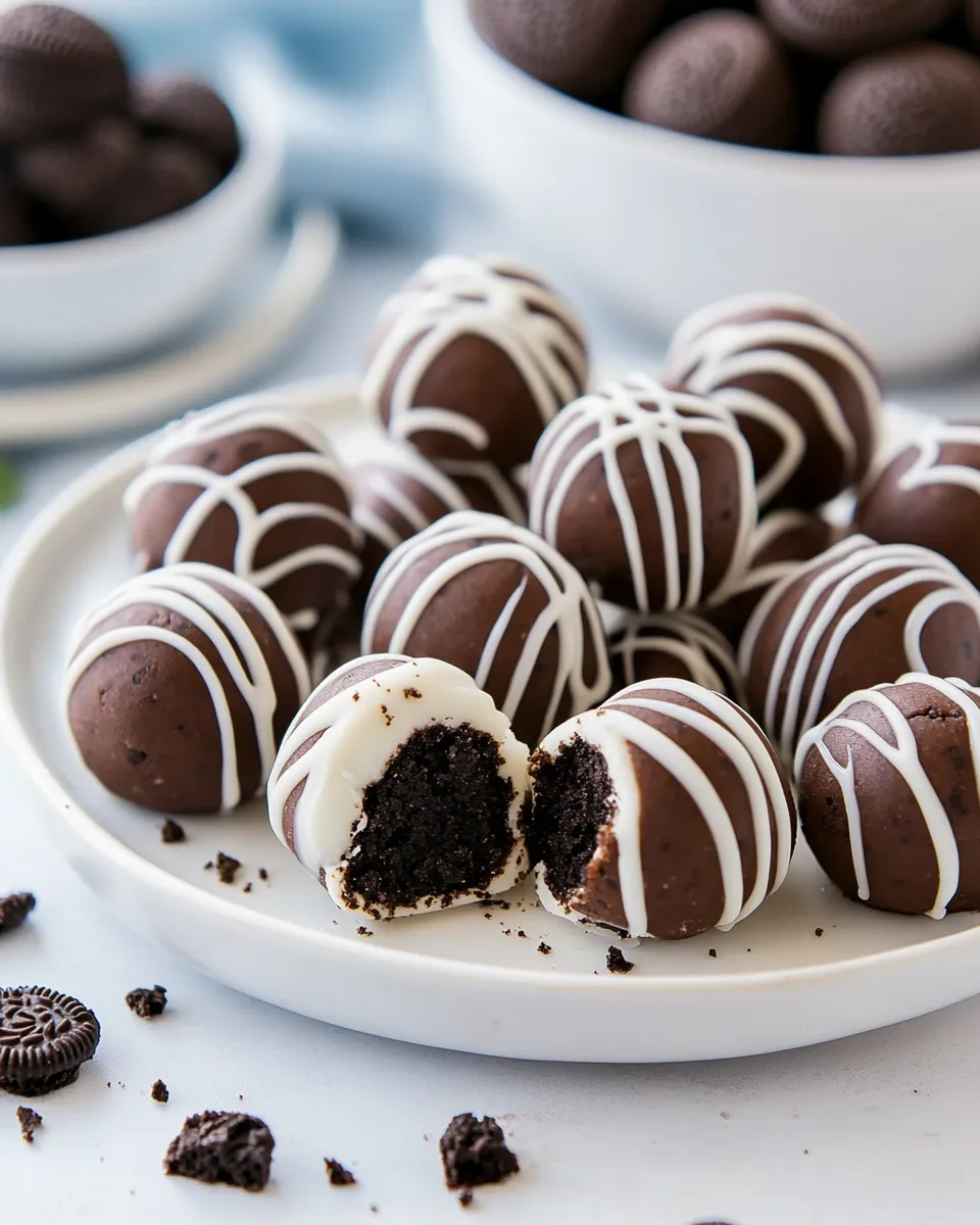 Homemade Oreo Balls Oreo Truffles photo