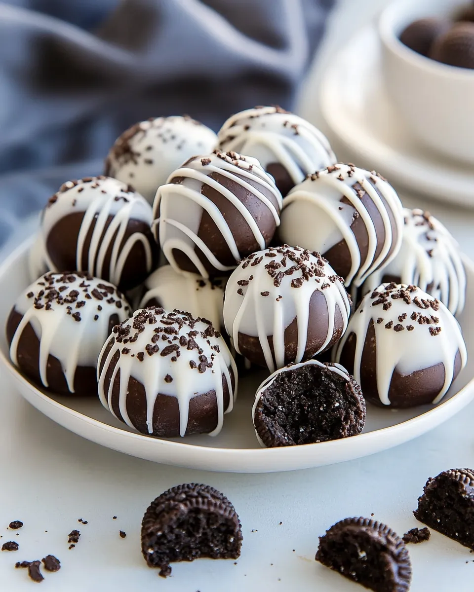 Easy Oreo Balls Oreo Truffles recipe photo