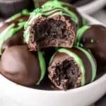 Homemade Oreo Mint Chocolate Truffles photo