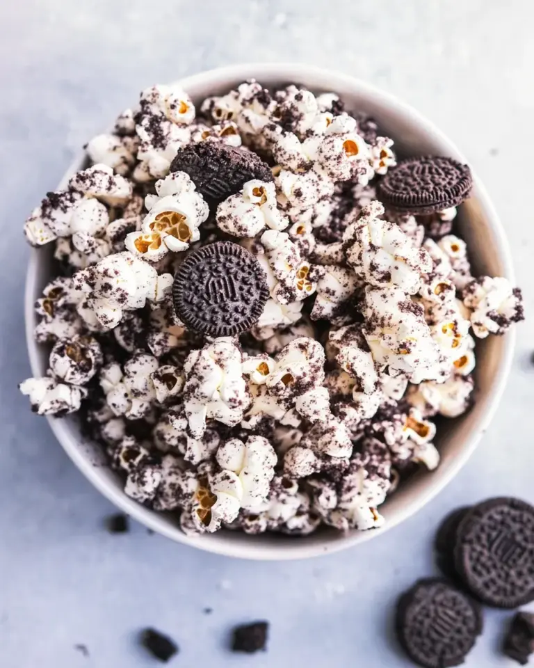 Homemade Oreo Popcorn photo