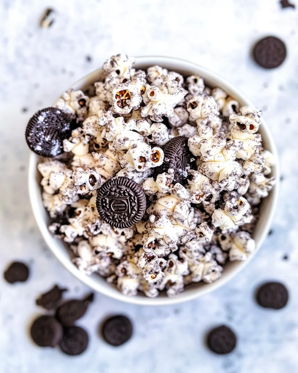 Sweet Oreo Popcorn dish photo