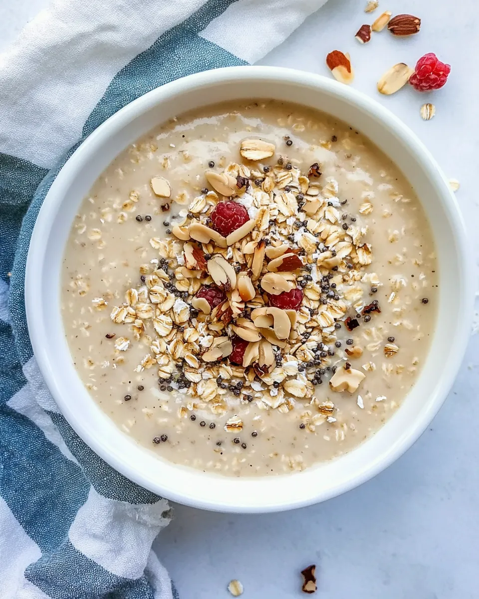 Homemade Overnight Steel Cut Oats photo