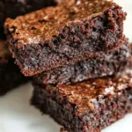Homemade Paleo Fudge Brownies photo