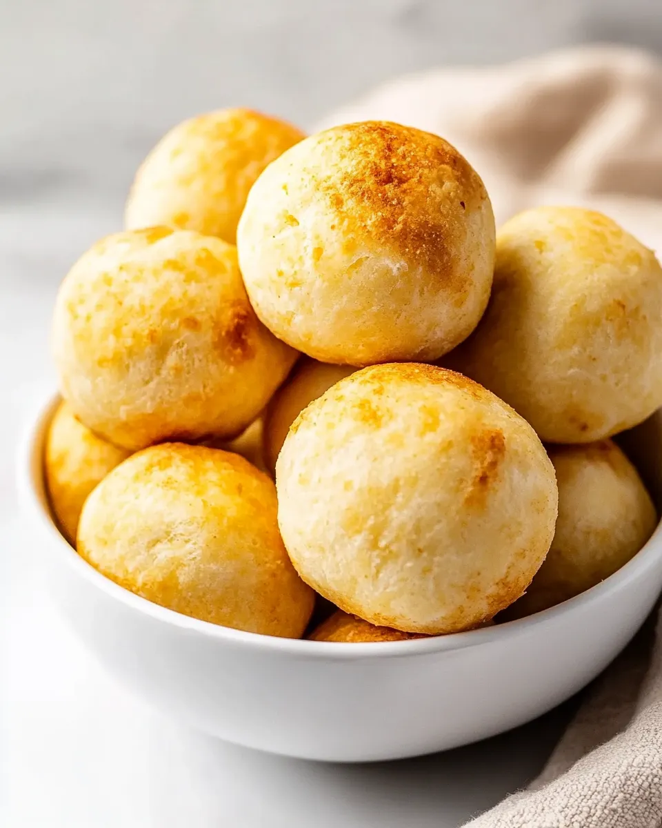 Easy Pao de Queijo Recipe (Brazilian Cheese Bread) shot