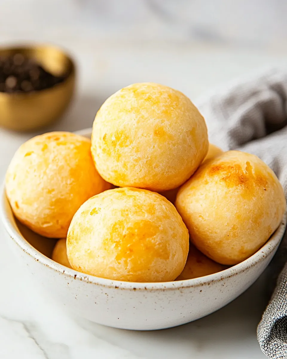 Delicious Pao de Queijo Recipe (Brazilian Cheese Bread) recipe photo