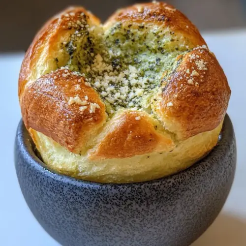 Homemade Parmesan Popovers With Pesto photo