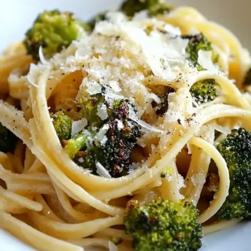 Homemade Pasta with Roasted Broccoli, Garlic and Oil photo
