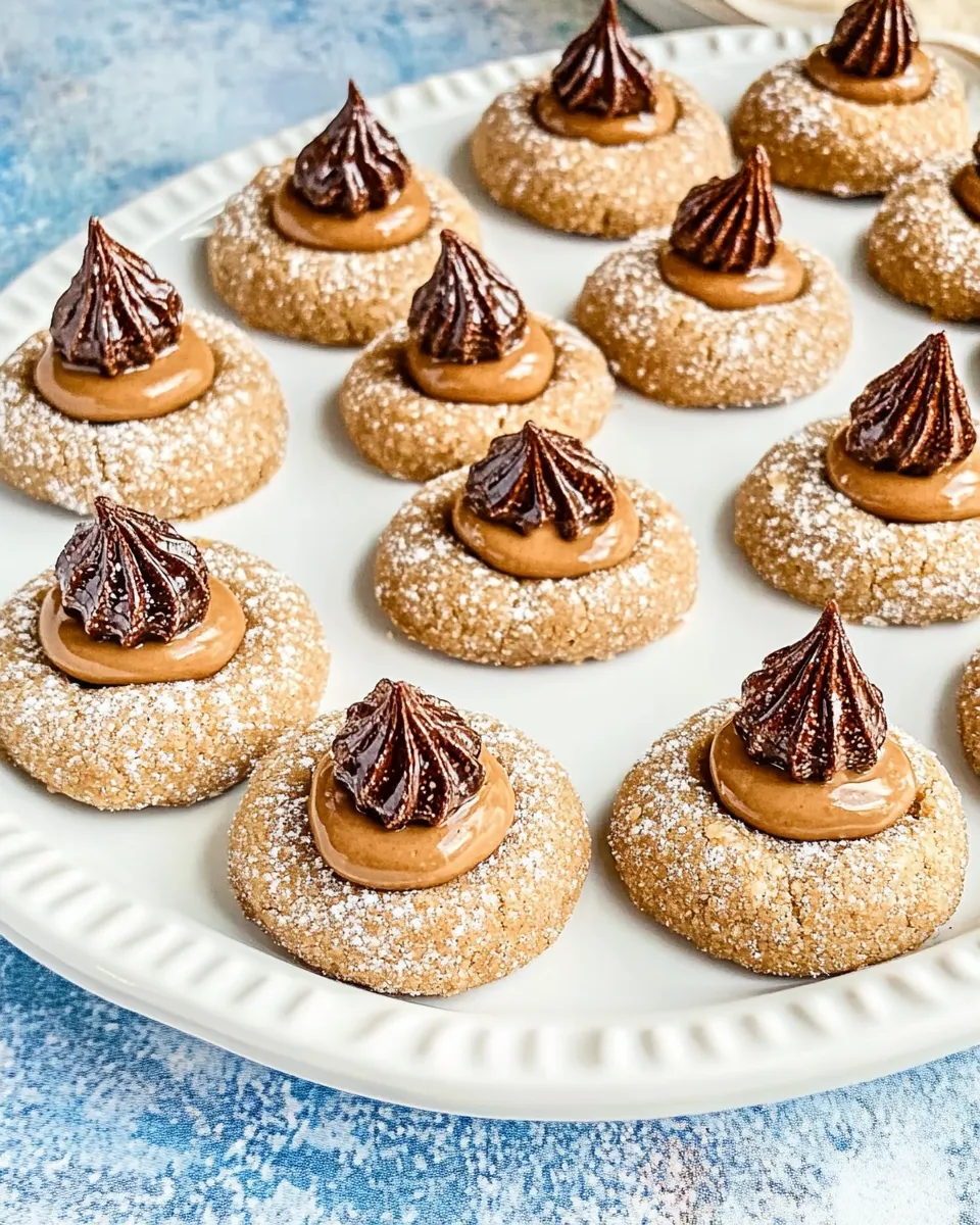 Easy Peanut Butter Blossoms Recipe shot