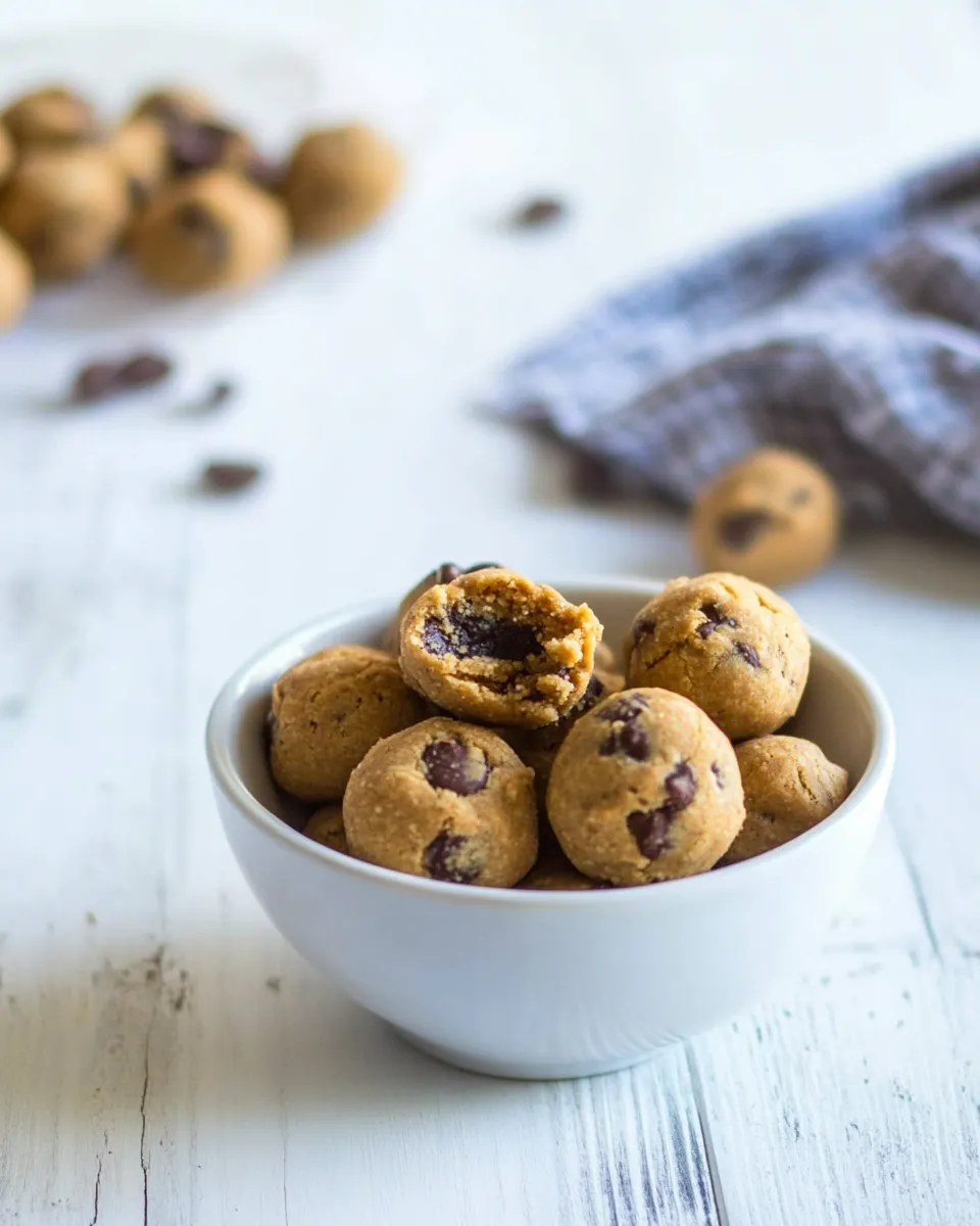Delicious Peanut Butter Cookie Dough Bites image