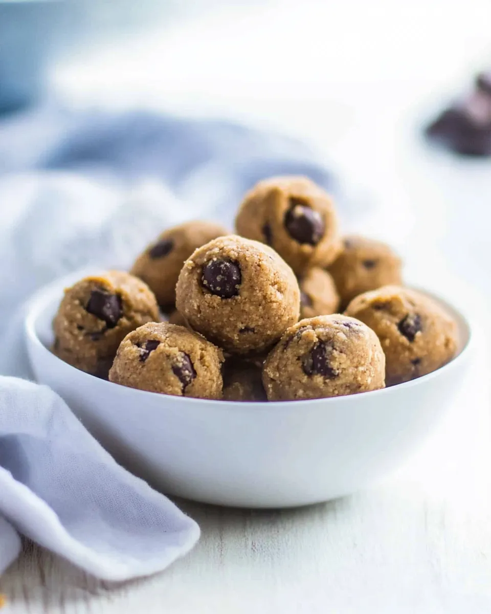 Easy Peanut Butter Cookie Dough Bites recipe photo