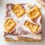 Amazing Peanut Butter Cup Golden Grahams Smores Bars. shot