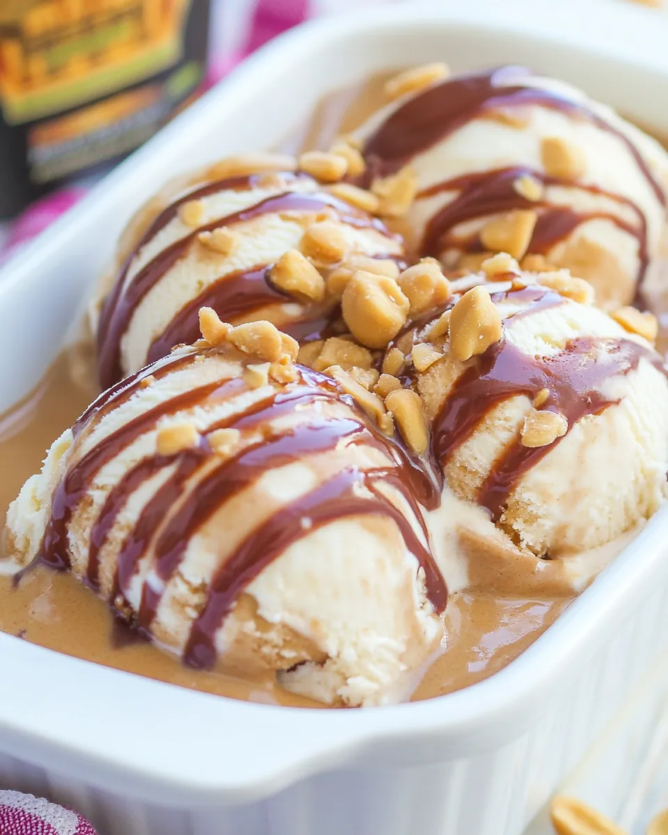 Easy Peanut Butter Ice Cream Topping recipe photo