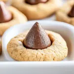 Homemade Peanut Butter Kiss Cookies photo