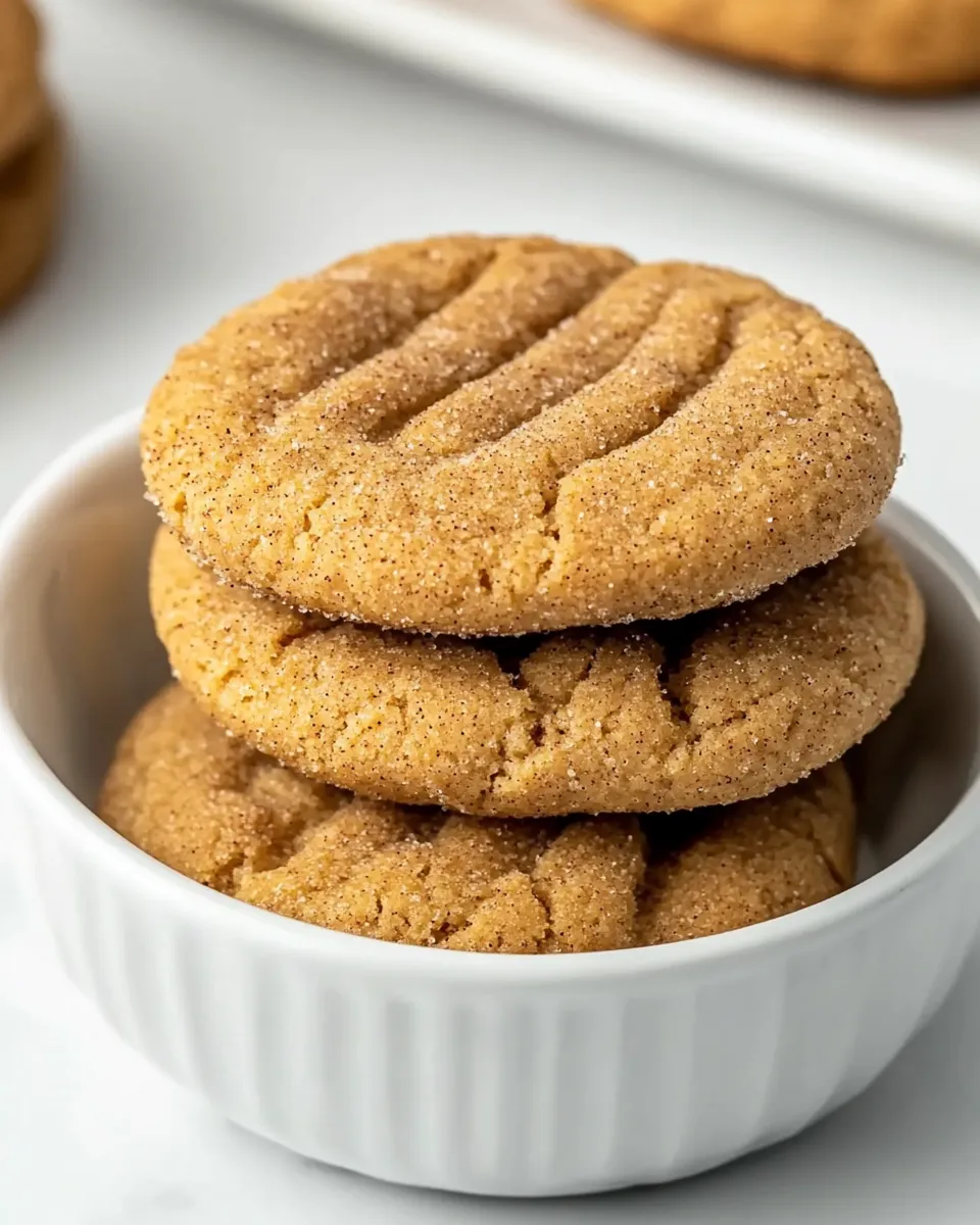 Easy Peanut Butter Snickerdoodles recipe photo