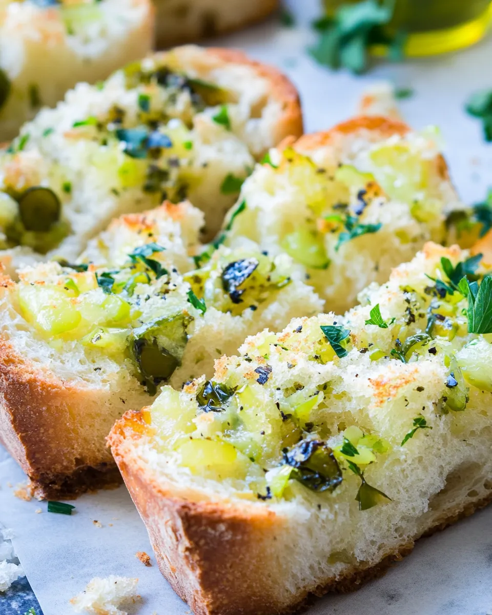Easy Pepperoncini Garlic Bread photo