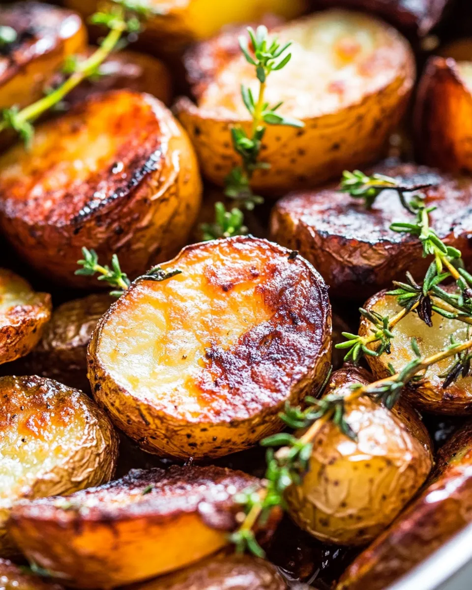 Savory Perfect Thyme Skillet Potatoes recipe photo