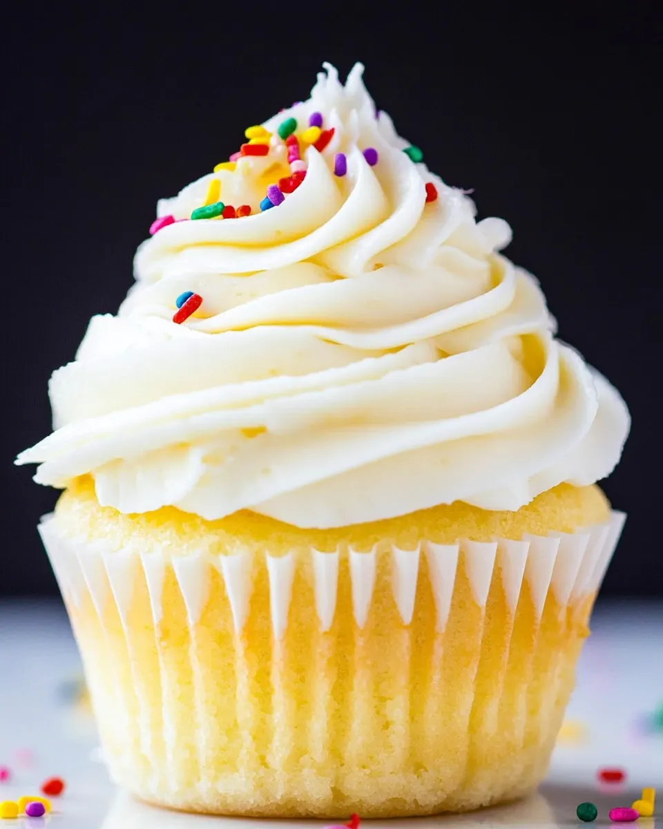 Homemade Perfect Vanilla Cupcake Recipe photo