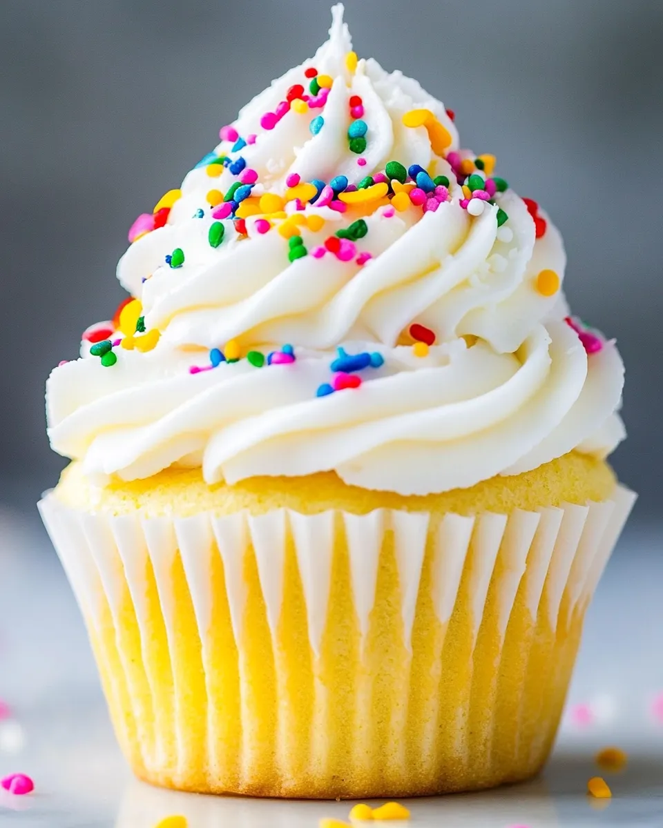 Delicious Perfect Vanilla Cupcake Recipe recipe photo