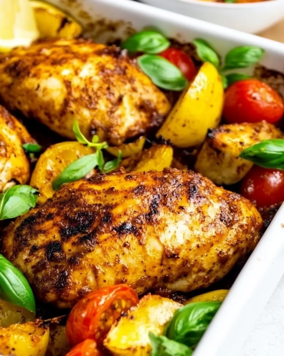 Easy Peri Peri Chicken Tray Bake photo
