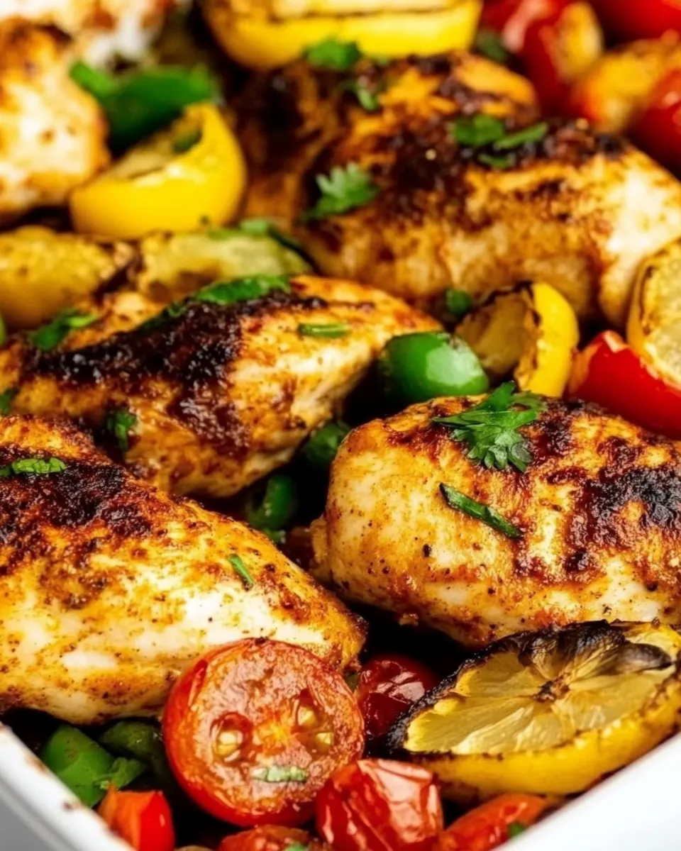 Delicious Peri Peri Chicken Tray Bake image