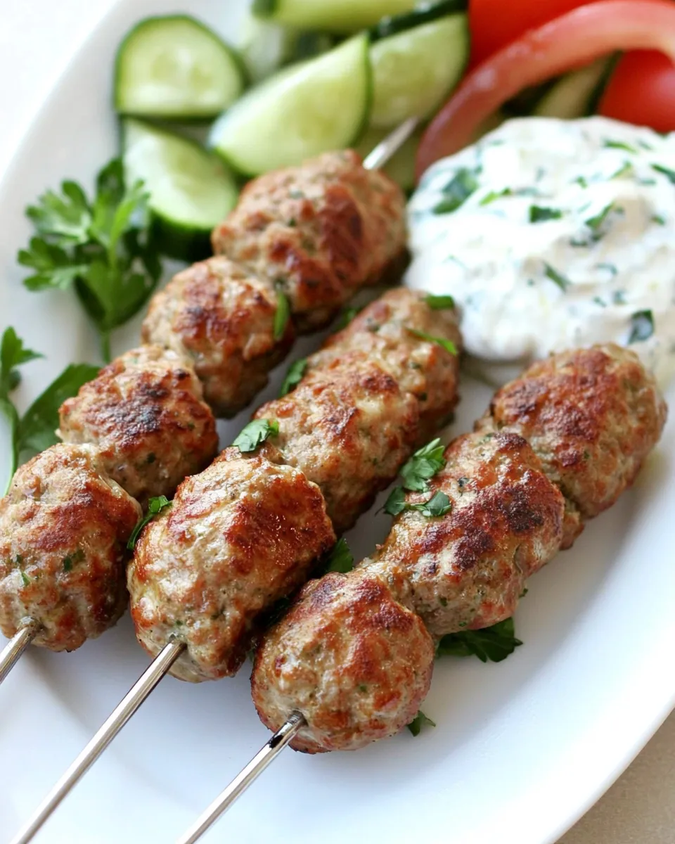 Classic Persian Turkey Kofta Kebabs image