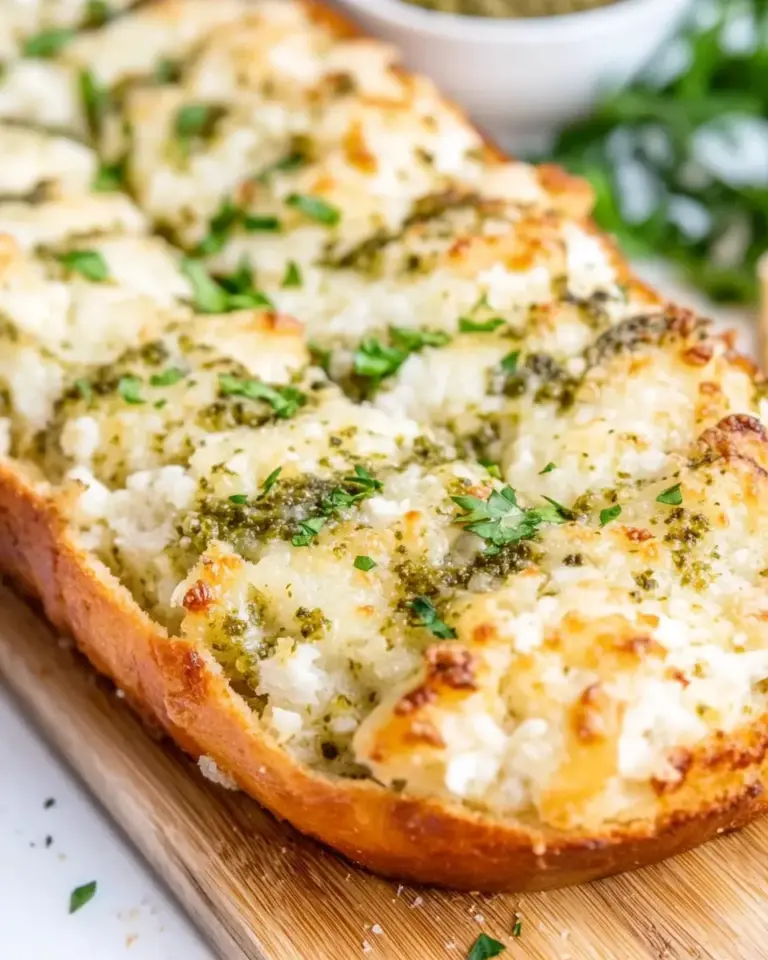 Homemade Pesto Cheese Bread photo