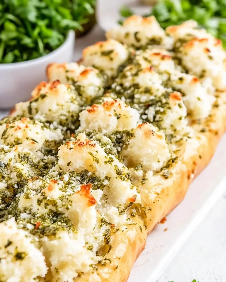 Delicious Pesto Cheese Bread image