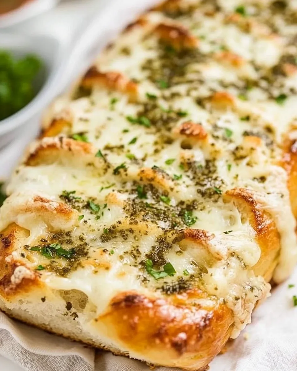 Easy Pesto Cheese Bread recipe photo