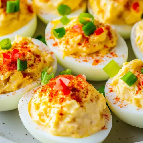 Homemade Pimento Cheese Deviled Eggs photo