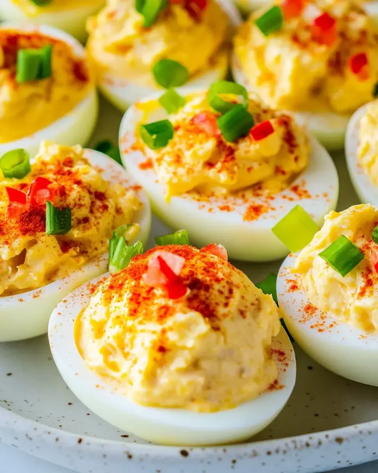 Homemade Pimento Cheese Deviled Eggs photo